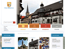 Tablet Screenshot of gruensfeld.de
